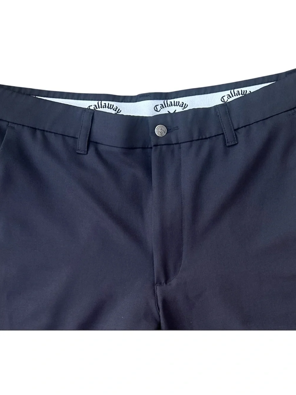 Callaway Men's Dark Navy Flat-Front Golf Shorts